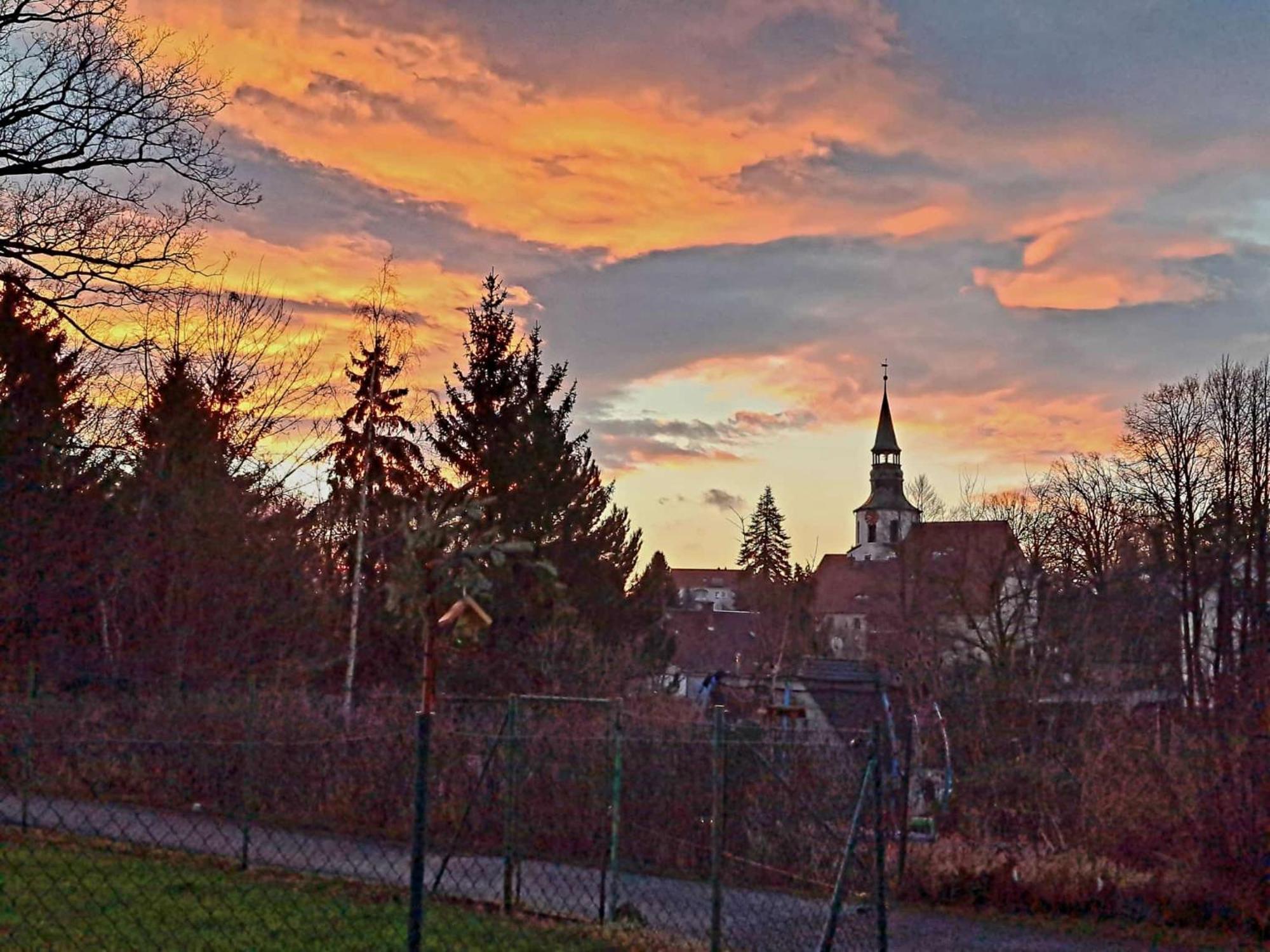 Ferienhaus Zittau Oberlausitz & Ferienwohnung Am Hamann Berg Exteriör bild